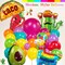 Fiesta themed balloon garland kit 150pcs Mexican Fiesta Party Decorations Arch With Cactus Llama Taco Avocado Chili Pepper Mylar Balloons for carnival Birthday Cinco De Mayo Taco Party Supplies